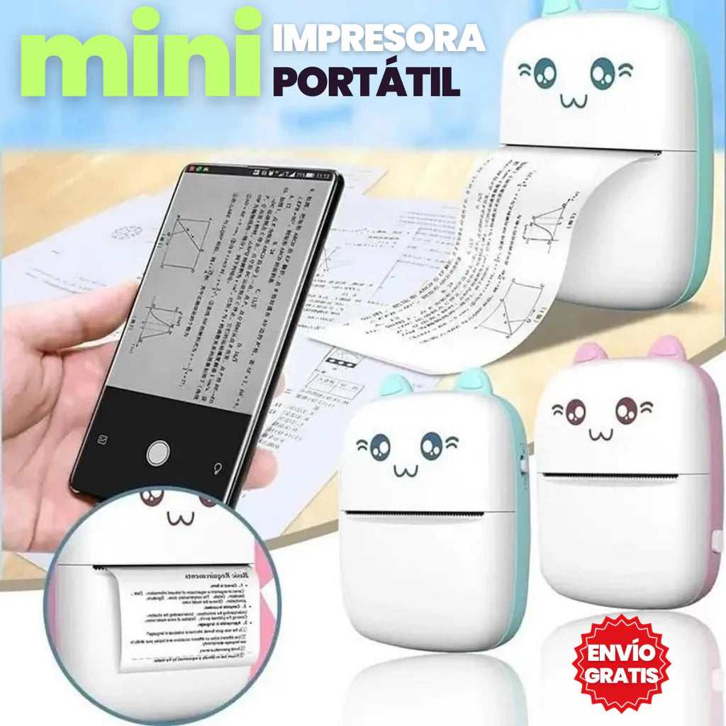 50% Off-ClipPrint-Mini Impresora Térmica Portatil.