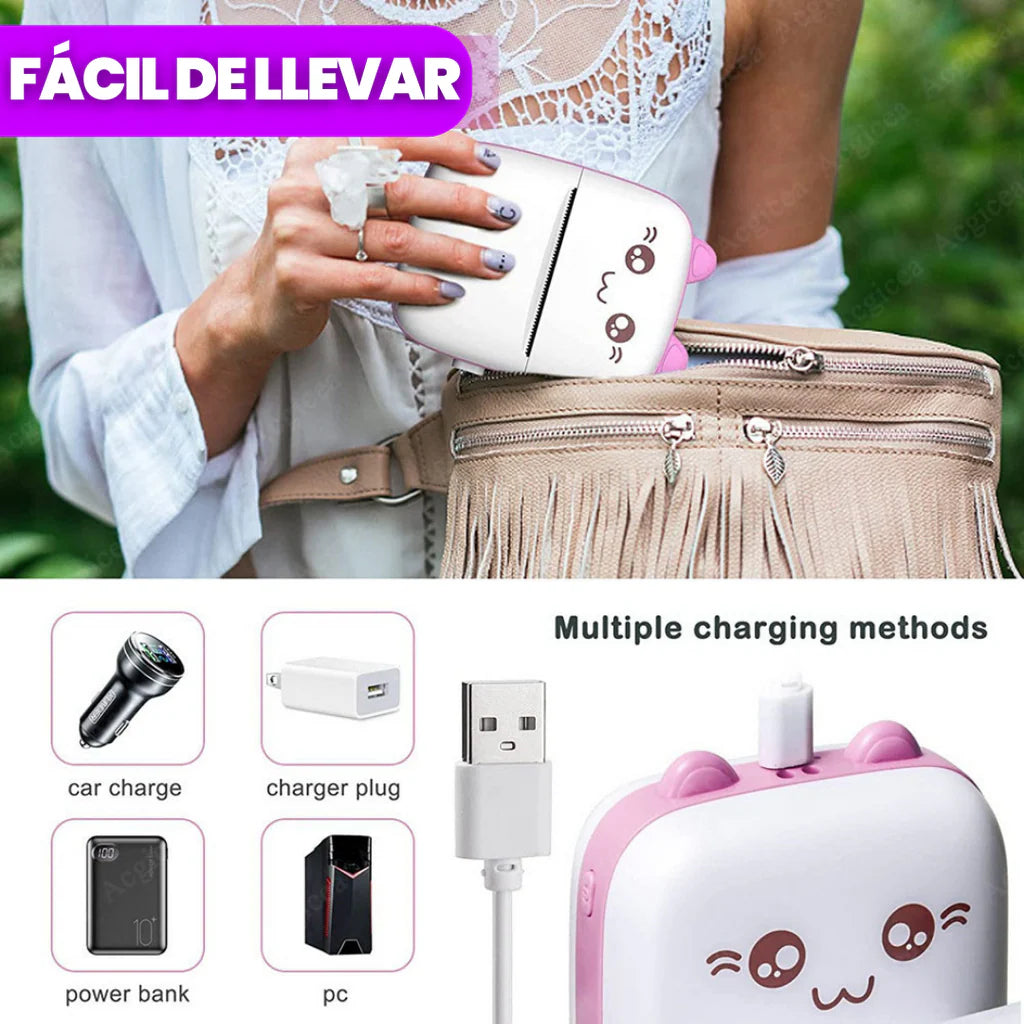 50% Off-ClipPrint-Mini Impresora Térmica Portatil.